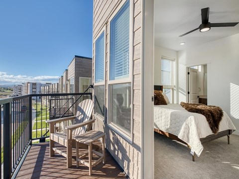 The Amber Townhome Balcony
