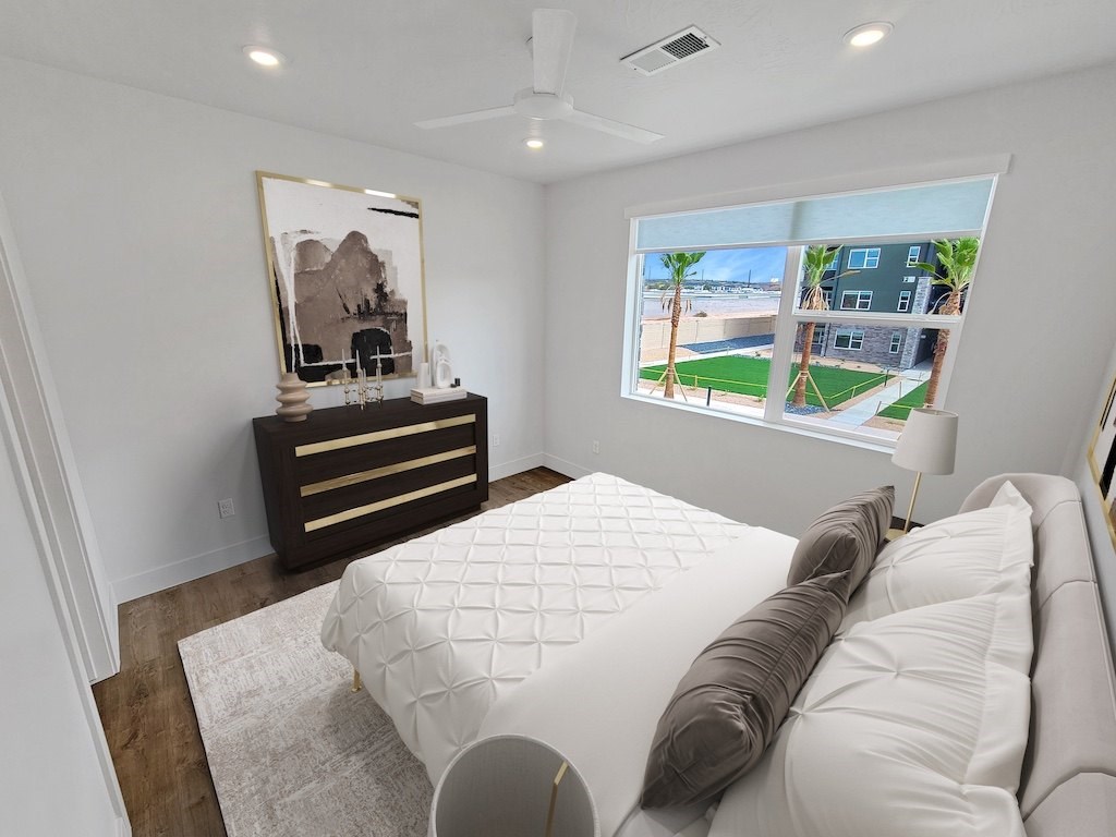 The Ash 2 Bed VS Large Bedroom with Natural Light