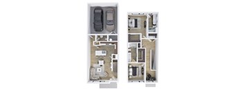 2 Bedroom Townhome at The Ash