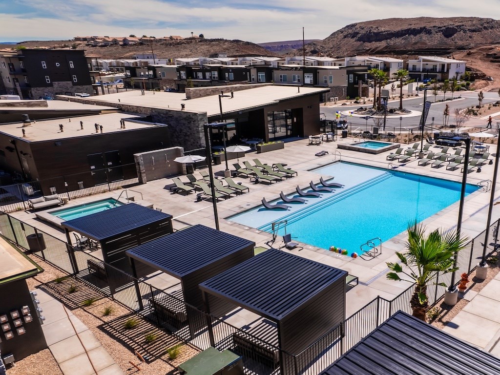 The Ash Pool with Mountains