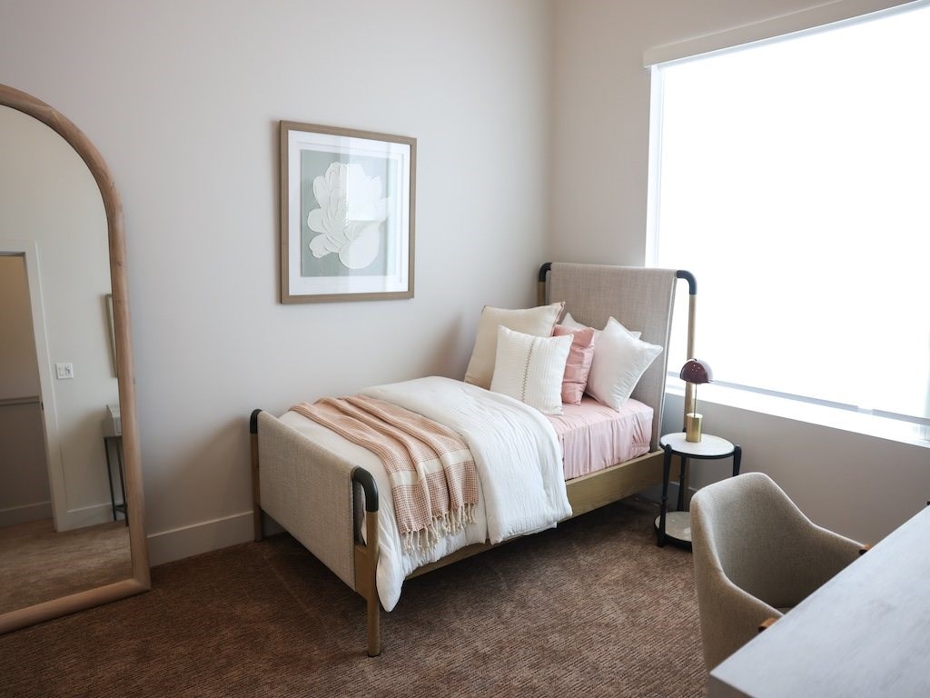 The Ash Secondary Bedroom in Townhome