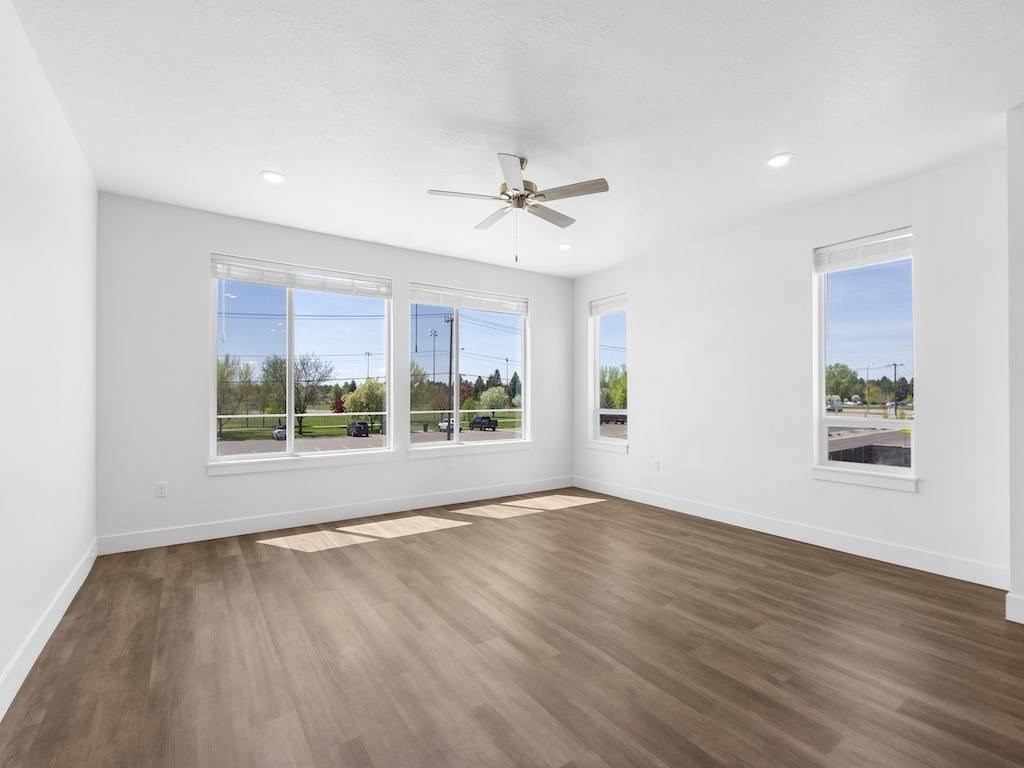 The Grove at Orchard Park Living Room with Natural Light