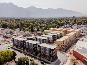 Aerial View of the Property Aerial View of The Hudson Townhomes Salt Lake City Utah 84106 - Photo Gallery 2