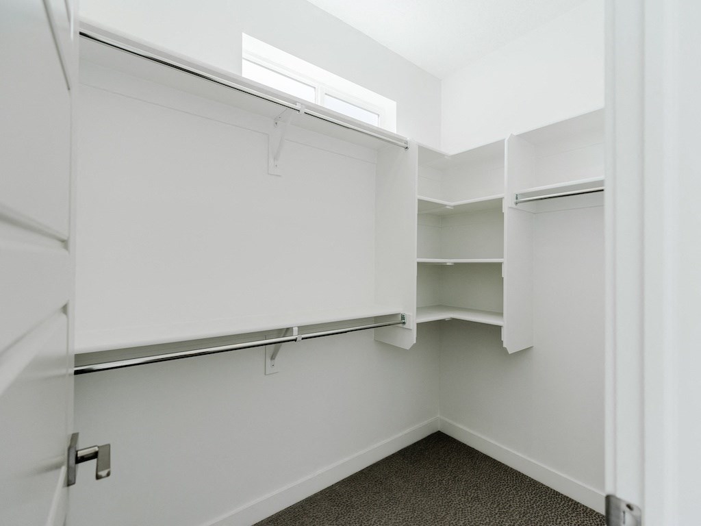 Closet in Main Bedroom at The Hudson Townhomes Salt Lake City Utah