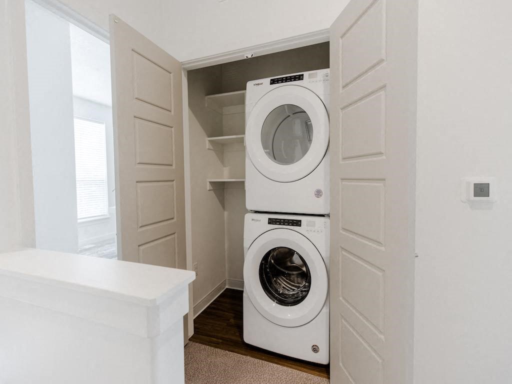 The Hudson Townhomes Salt Lake City Utah Full Size Washer and Dryer