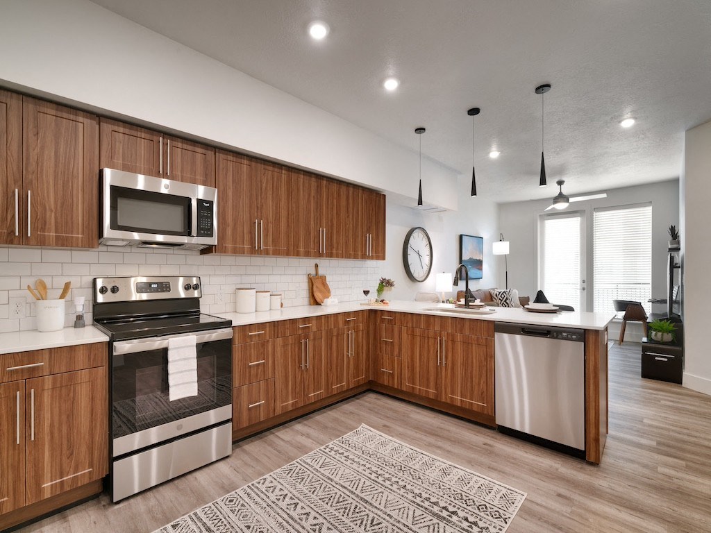 The Stack - Sugarhouse Apartments Empty Kitchen The Stack - Sugarhouse Apartments Empty Kitchen