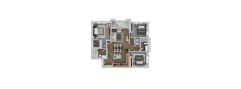 3 bed 2 bath at The Foundry Apartments & Townhomes, Utah