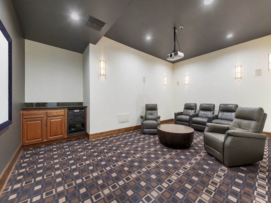 Theater Room at Avena Apartments, CO