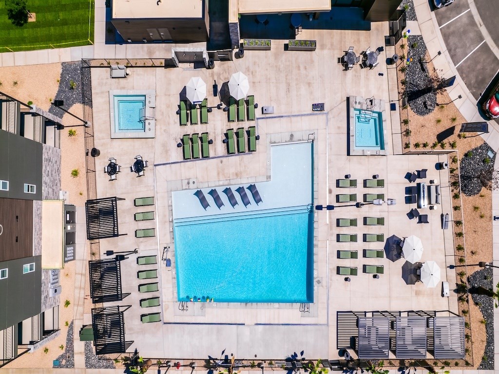 Top View of The Ash Apartments