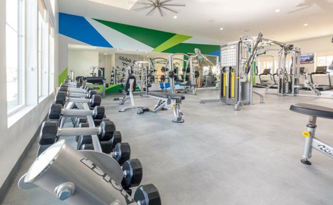Fitness Center With Modern Equipment Fitness Center With Modern Equipment at Parc on 5th Apartments & Townhomes, American Fork, UT