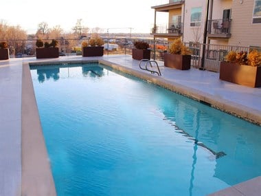 Beautiful Lap Pool at Kimpton Square Senior Apartments, Midvale, UT 84047