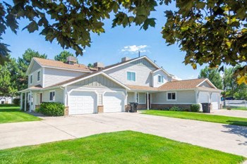 Attached Garages Attached Garages at Devonshire Court Apartments & Townhomes, North Logan, Utah - Photo Gallery 2