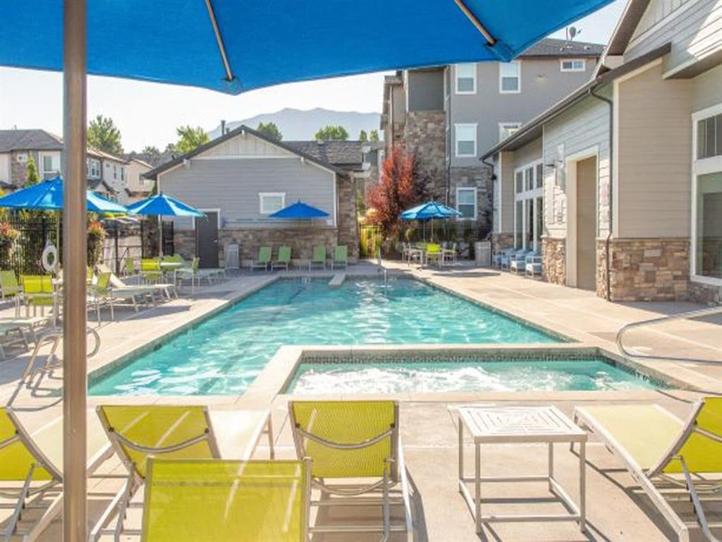 Hot Tub And Swimming Pool Hot Tub And Swimming Pool at Parc on Center Apartments & Townhomes, Orem, 84057