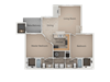 2 bedroom 2 bath Floor Plan 2 bedroom 2 bath Floor Plan at Promontory Point Apartments, Utah