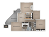 3 bedroom 2 bath Floor Plan 2 Bedroom 2 Bathroom Floor Plan at Promontory Point Apartments, Sandy, UT, 84094