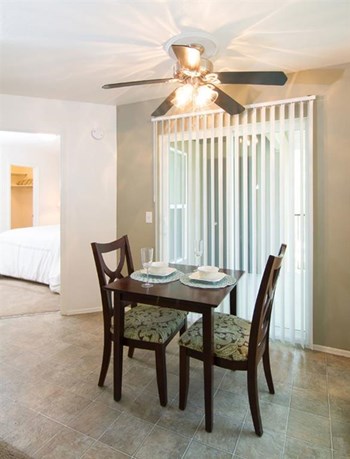 Elegant Dining Room Elegant Dining Room at Promontory Point Apartments, Sandy, UT - Photo Gallery 6