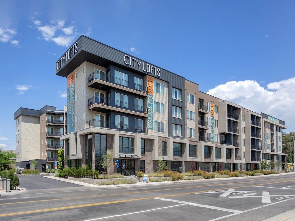 View of City Lofts Apartments from Street