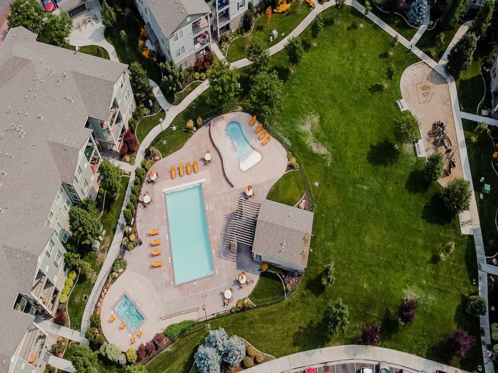 View of Falls at Riverwoods Community