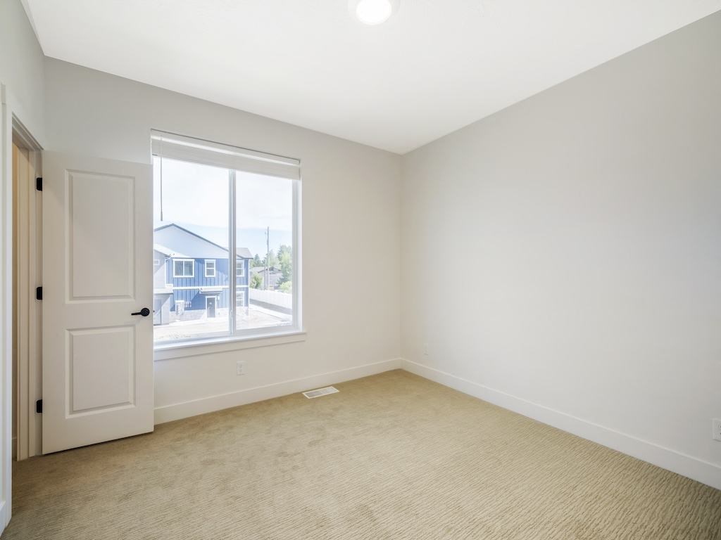 Wide bedroom at Orchard Park Townhomes