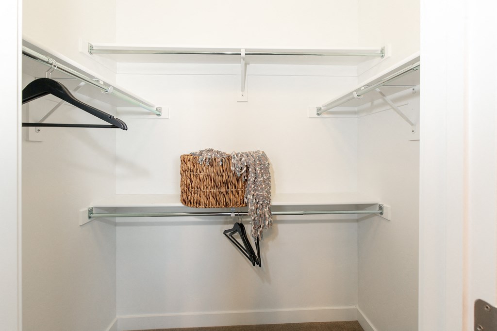 Large Closet at San Tropez Apartments and Townhomes in Utah