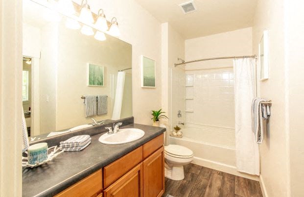 Large Bathroom at San Moritz Apartments in Midvale UT