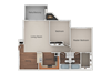 2 bedroom 2 bath Floor Plan 2 bedroom 2 bath Floor Plan at Canyon Club Apartments, Oceanside, CA
