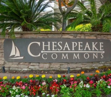 Welcoming Property Signage at Chesapeake Commons Apartments, California, 95670