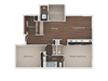 One bedroom One bathroom Floor Plan One bedroom One bathroom Floor Plan at Eucalyptus Grove Apartments, Chula Vista