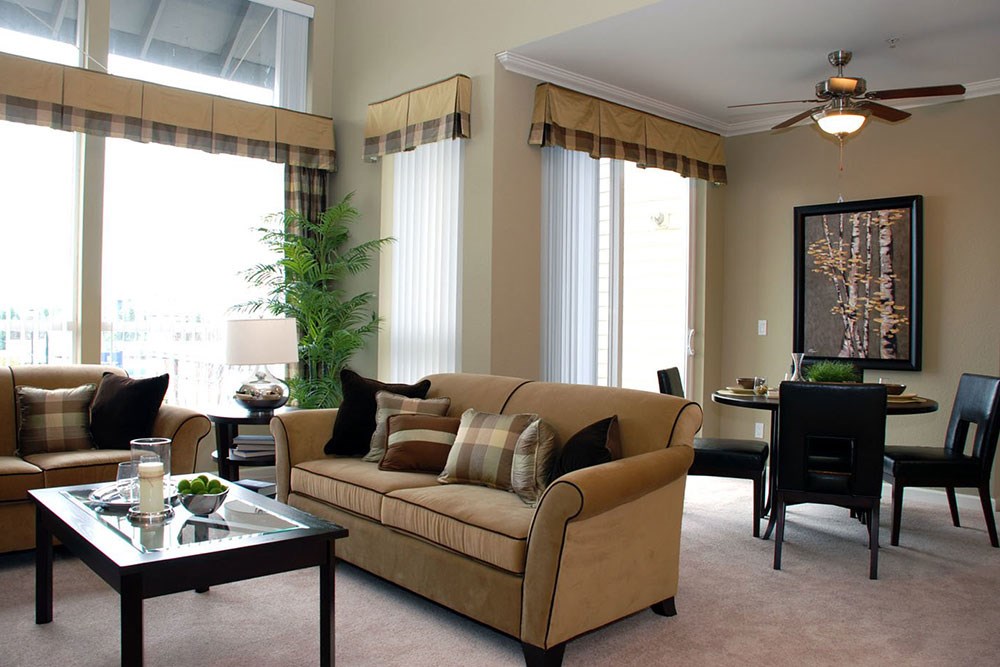 Living and Dining Room at Revo 225 Apartments in Renton, WA