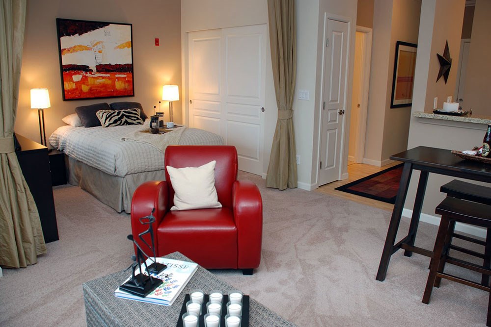 Studio Apartment Floorplan at Revo 225 Apartments in Renton, Washington