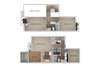 3 bedroom 2 bath Floor Plan 3 bedroom 2 bath Floor Plan at River Oaks Apartments & Townhomes, California, 93230