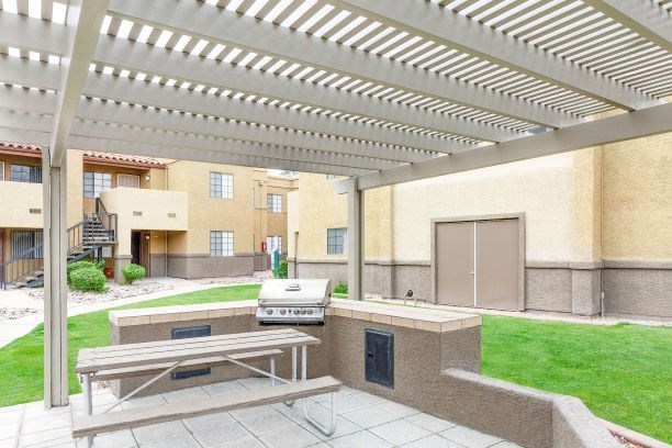 Gazebo With Built-In Stainless Barbecue Grill Gazebo WithBuilt-In Stainless Barbecue Grill at River Point Apartments, Tucson, AZ, 85712