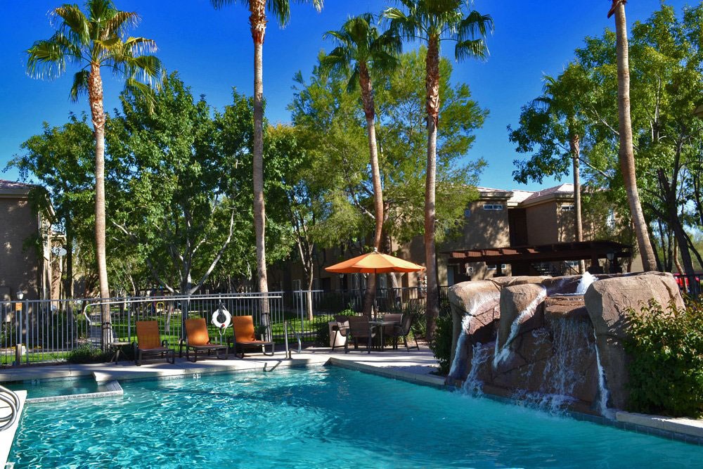 Glimmering Pool at Canyon Ridge Apartments, Surprise, AZ