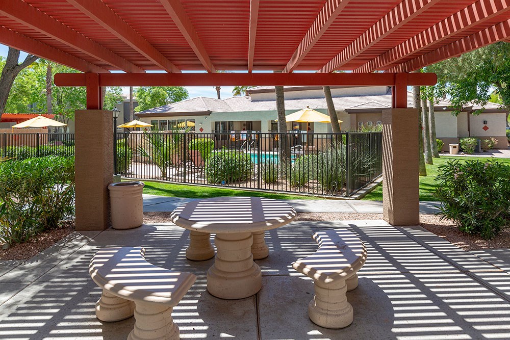 Outdoor Gazebo at Canyon Ridge Apartments, Surprise, Arizona