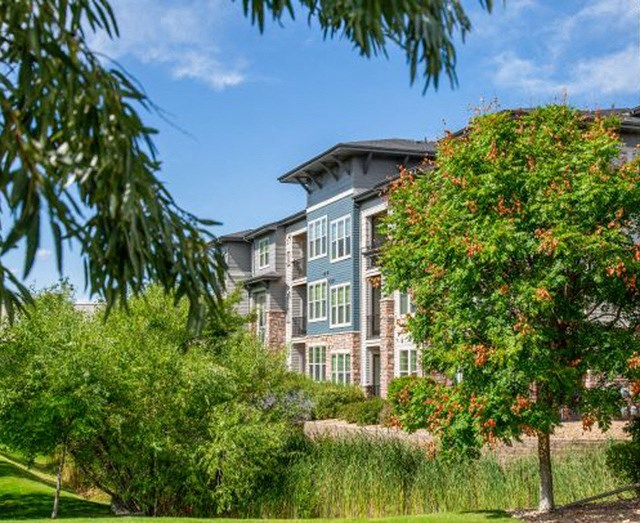 Lush Green Landscaping at Avena Apartments, Thornton
