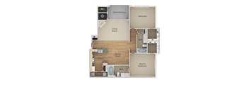 B2 2Bed_2Bath at Echo Ridge Apartments, Castle Rock