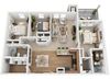 3X2A 3Bed_2Bath 3X2A 3Bed_2Bath at Falls at Riverwoods Apartments & Townhomes, Logan, UT, 84321