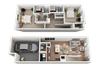 2 Bed 2 Bath Floor Plan 2 Bed 2 Bath Floor Plan at Four Seasons Apartments & Townhomes, North Logan
