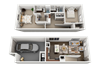 2 Bedroom 2 Bathroom Floor Plan 2 Bedroom 2 Bathroom Floor Plan at Four Seasons Apartments & Townhomes, North Logan, Utah