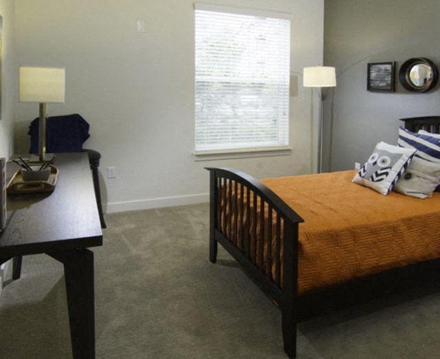 Cozy Bedroom with Large Window at Lofts at 7800 Apartments, Utah, 84047