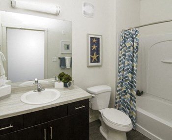 Large Soaking Tub In Bathroom at Lofts at 7800Â Apartments, Utah, 84047