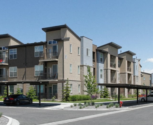 Covered Resident Parking at Lofts at 7800 Apartments, Midvale