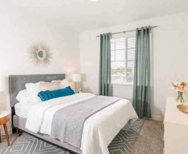 Bedroom With Expansive Windows Bedroom With Expansive Windows at Parc on 5th Apartments & Townhomes, Utah, 84003