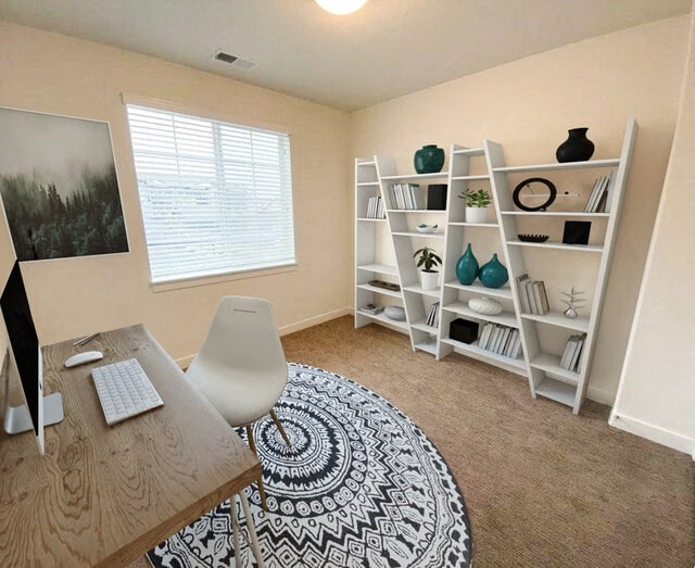 Office Rooms with computers at Parc on 5th Apartments & Townhomes, American Fork, UT, 84003