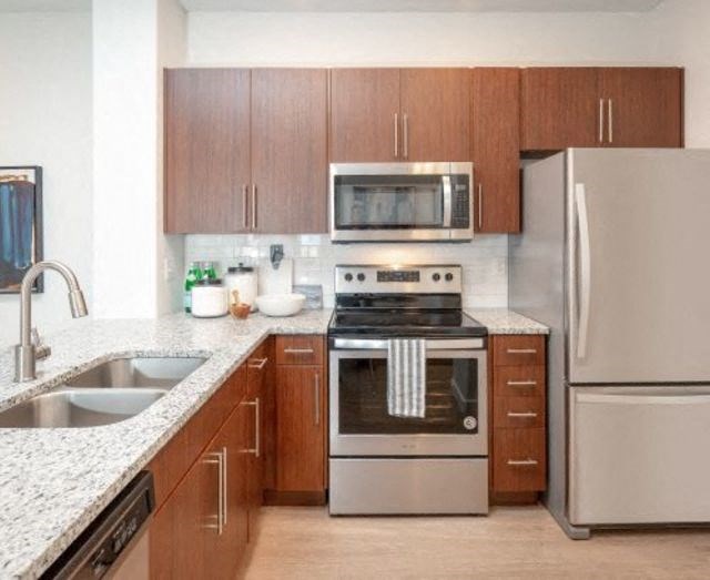 Efficient Appliances In Kitchen at Parc on 5th Apartments & Townhomes, American Fork, Utah