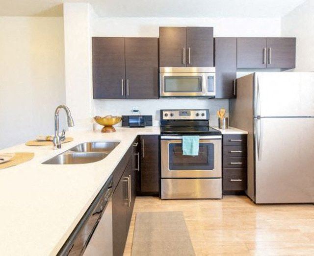 All Electric Kitchen All Electric Kitchen at Parc on Center Apartments & Townhomes, Orem - Photo Gallery