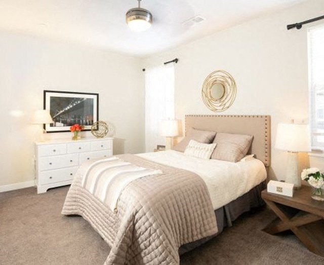 Comfortable Bedroom With Accessible Closet at Parc on Center Apartments & Townhomes, Orem, UT