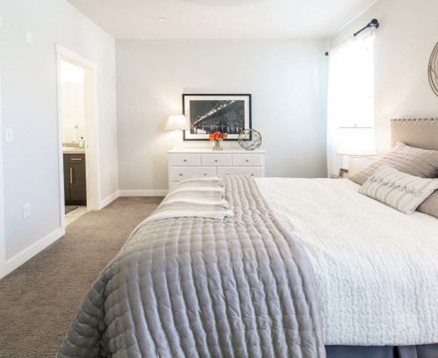 Large Comfortable Bedrooms with plenty of Natural lights at Parc on Center Apartments & Townhomes, Orem, 84057