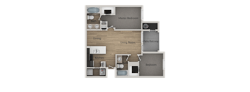 2Bed_2Bath at Parc on Center Apartments & Townhomes, Utah, 84057