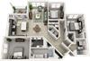 3Bed_2Bath 3Bed_2Bath at Parc View Apartments & Townhomes, Utah, 84047